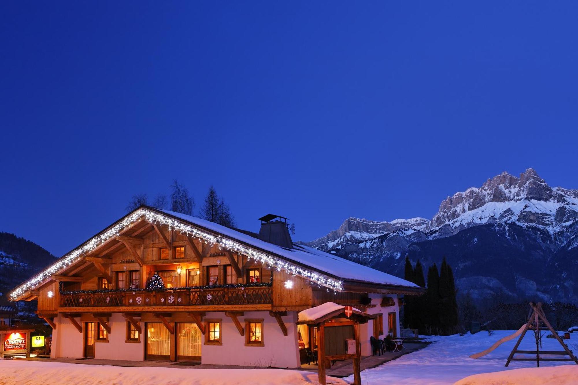 Le Charvet Hotel Cordon Buitenkant foto